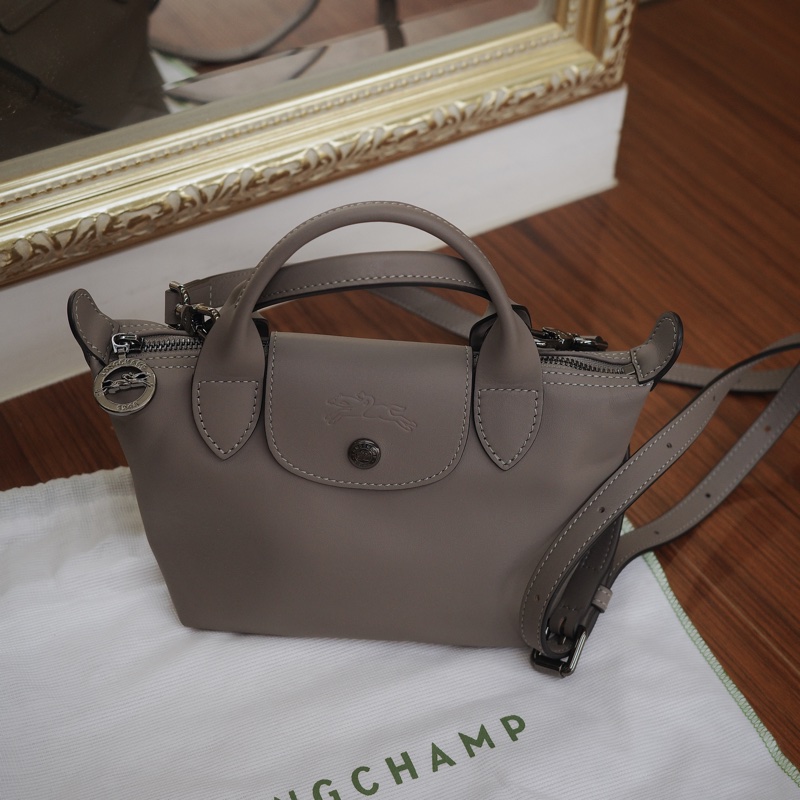 【自用自賣】 LONGCHAMP / LE PLIAGE XTRA /小水餃斑鳩色/ XS / 99新-5