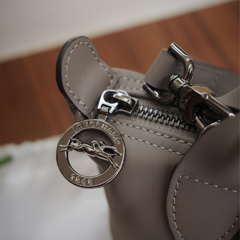 【自用自賣】 LONGCHAMP / LE PLIAGE XTRA /小水餃斑鳩色/ XS / 99新-9