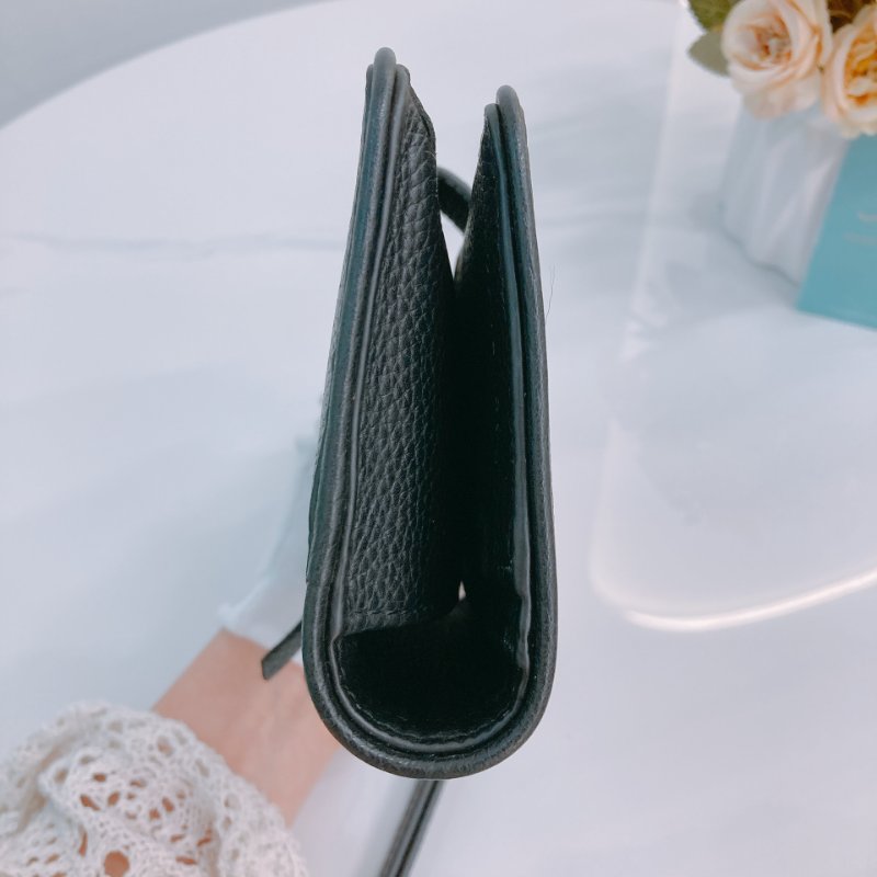 MS0362 Tory Burch 湯麗柏琦 手機套 長銀包 手環包 牛皮 黑金 Britten Smartphone Wallet Wristlet Black x GHW Calfksin-2