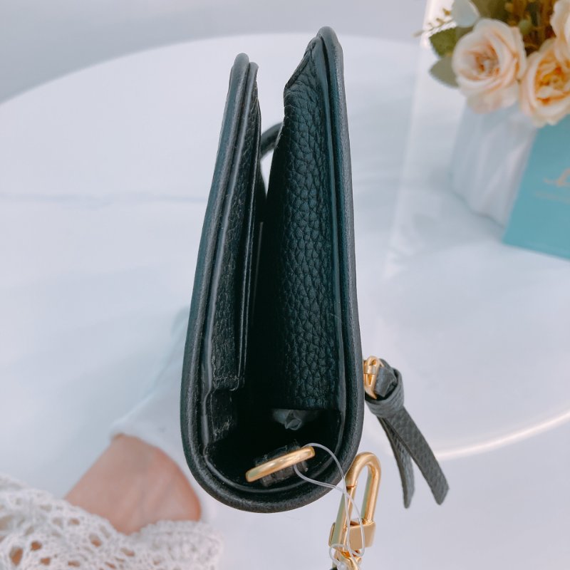 MS0362 Tory Burch 湯麗柏琦 手機套 長銀包 手環包 牛皮 黑金 Britten Smartphone Wallet Wristlet Black x GHW Calfksin-3