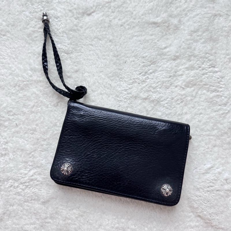 Chrome Hearts皮夾付繩-0