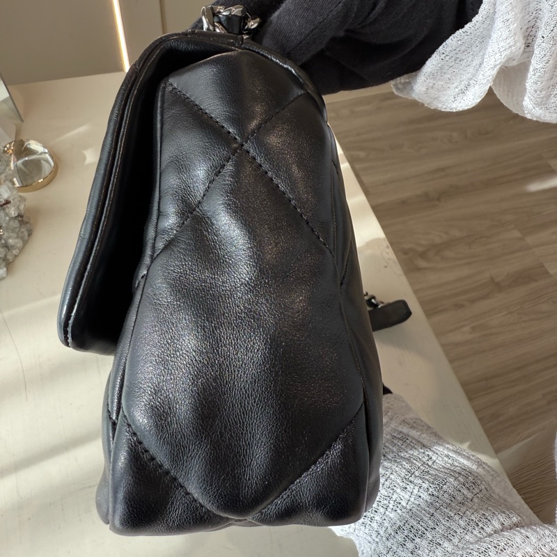 CHANEL 19bag 黑金 小號26cm-8