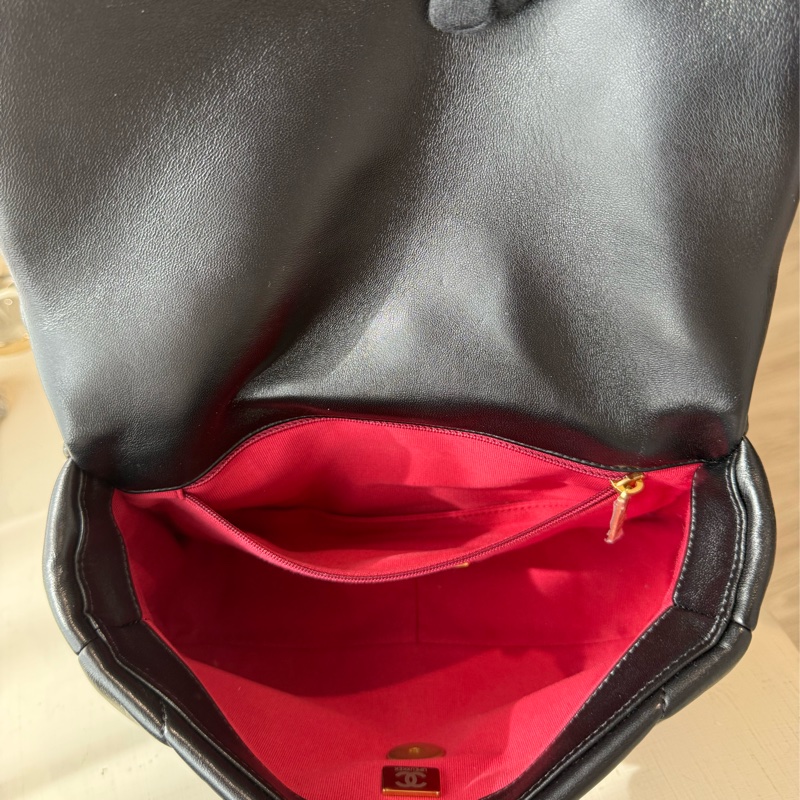 CHANEL 19bag 黑金 小號26cm-11