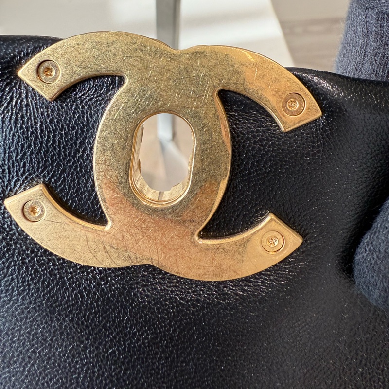 CHANEL 19bag 黑金 小號26cm-14
