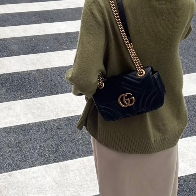 GUCCI MARMOMT 22cm 黑金-27