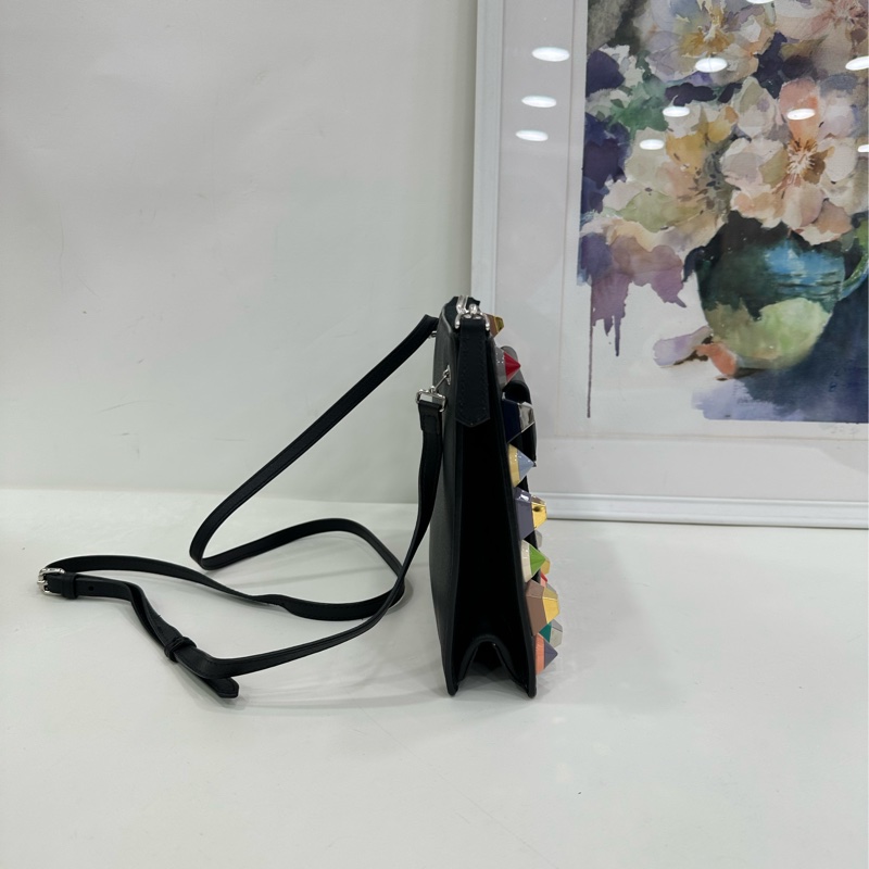 Fendi 彩色鉚釘手包 挎包二合一-2