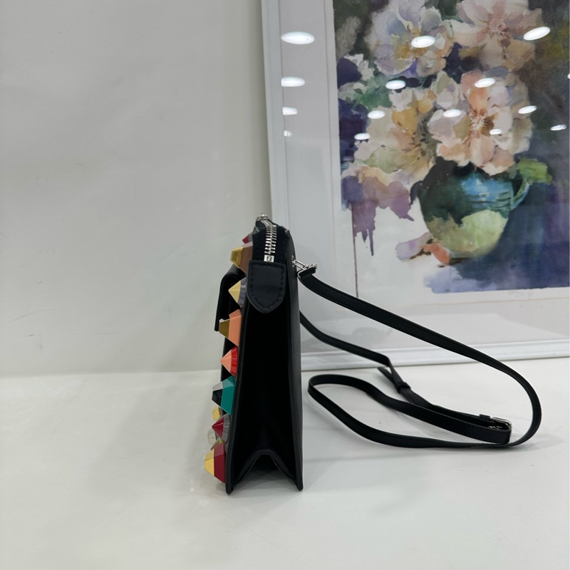 Fendi 彩色鉚釘手包 挎包二合一-5