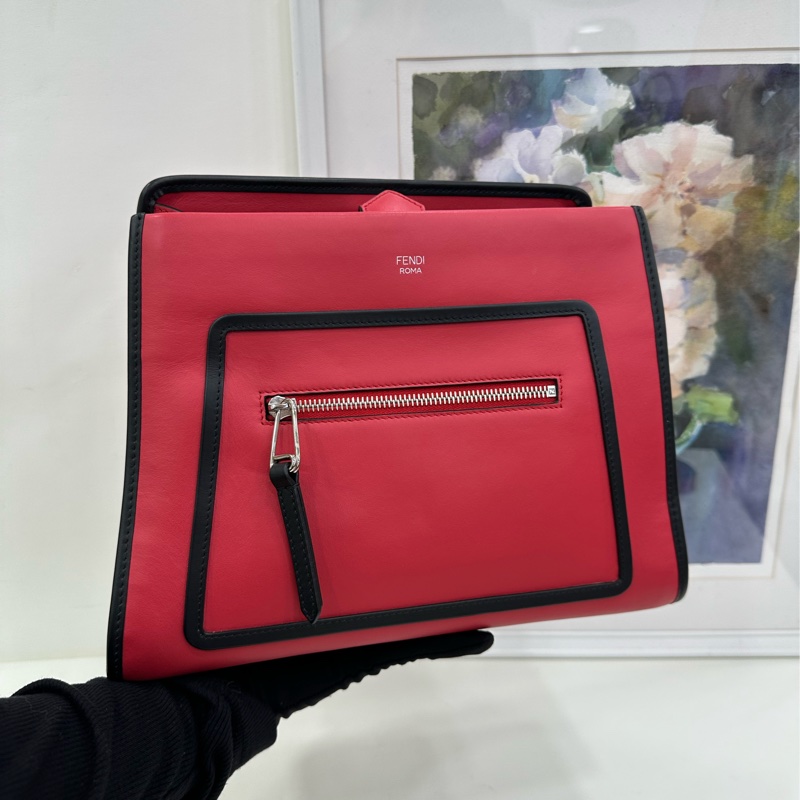 Fendi 芬迪 runaway紅色 閒置-7