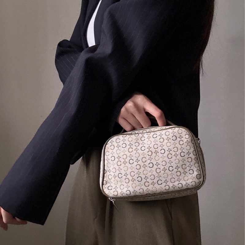 Celine 凱旋門 手提包 化妝包 斜背包 旅行隨身包 意大利製-1