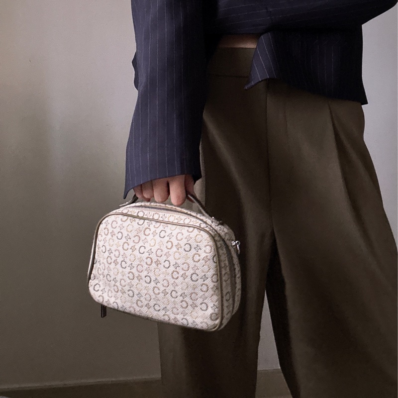 Celine 凱旋門 手提包 化妝包 斜背包 旅行隨身包 意大利製-2