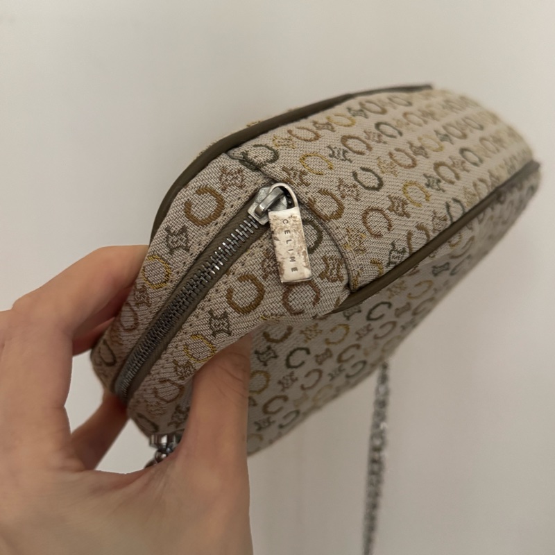 Celine 凱旋門 手提包 化妝包 斜背包 旅行隨身包 意大利製-12