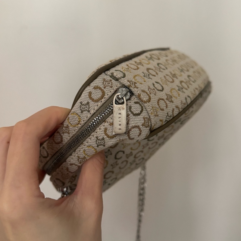 Celine 凱旋門 手提包 化妝包 斜背包 旅行隨身包 意大利製-13