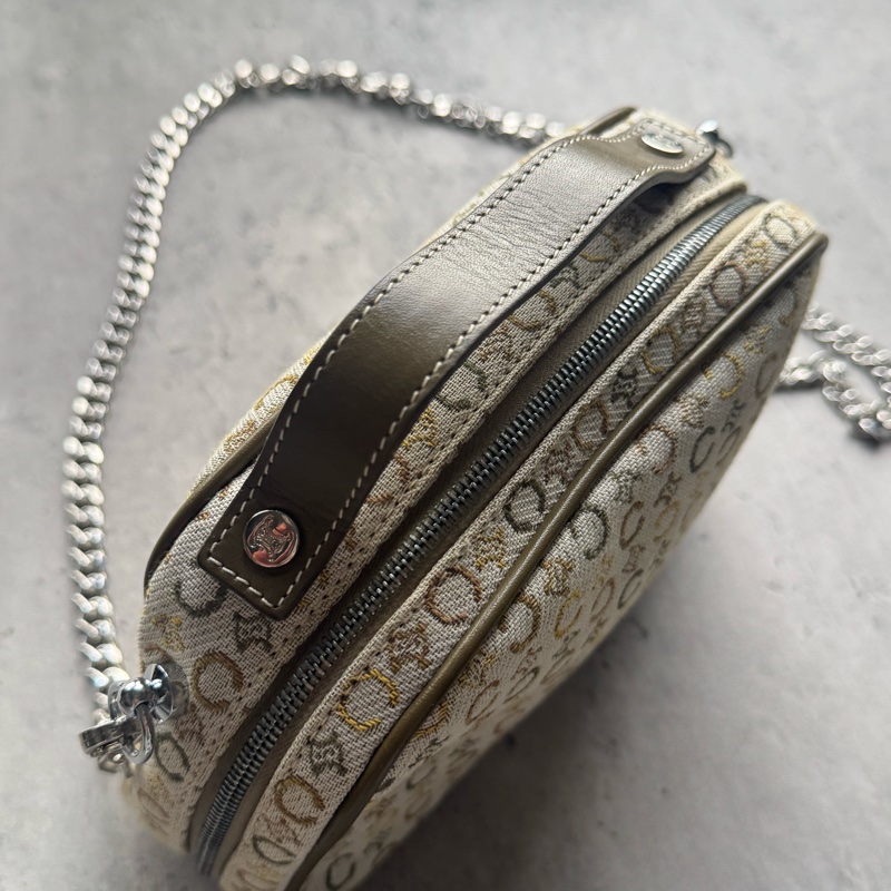 Celine 凱旋門 手提包 化妝包 斜背包 旅行隨身包 意大利製-14