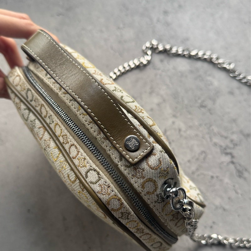 Celine 凱旋門 手提包 化妝包 斜背包 旅行隨身包 意大利製-15