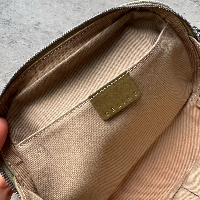 Celine 凱旋門 手提包 化妝包 斜背包 旅行隨身包 意大利製-17