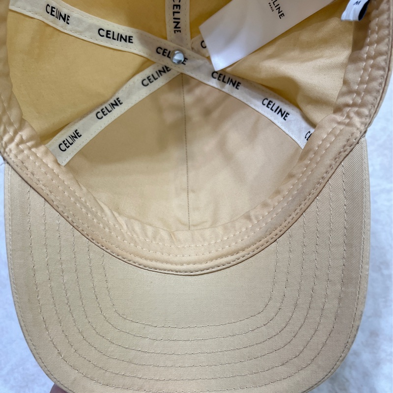 Celine 奶茶色 棒球帽-10