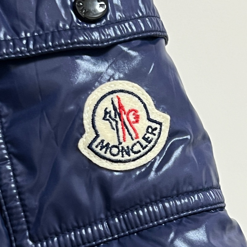 Moncler 深藍色長版羽絨外套-1