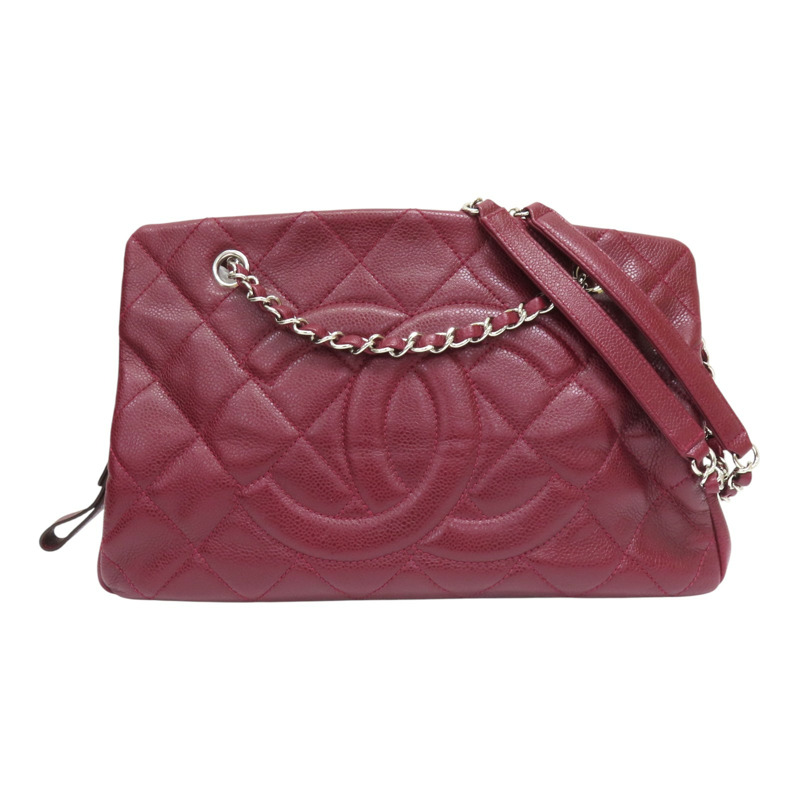 紅色牛皮 鍊帶肩背包【CHANEL 香奈兒】-0