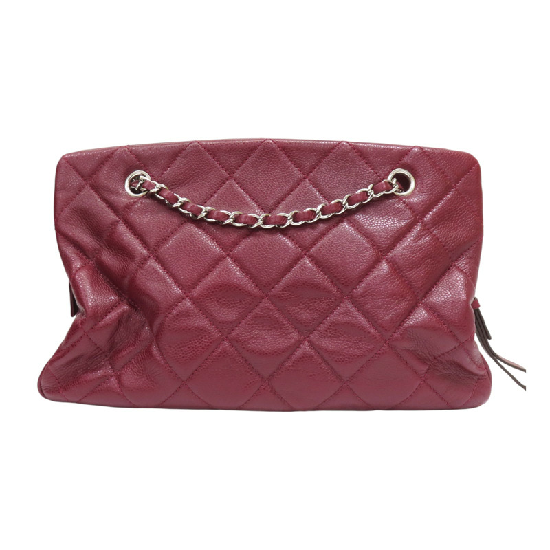 紅色牛皮 鍊帶肩背包【CHANEL 香奈兒】-1