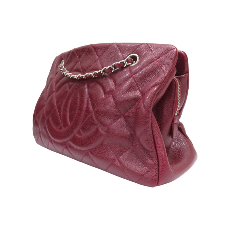 紅色牛皮 鍊帶肩背包【CHANEL 香奈兒】-2