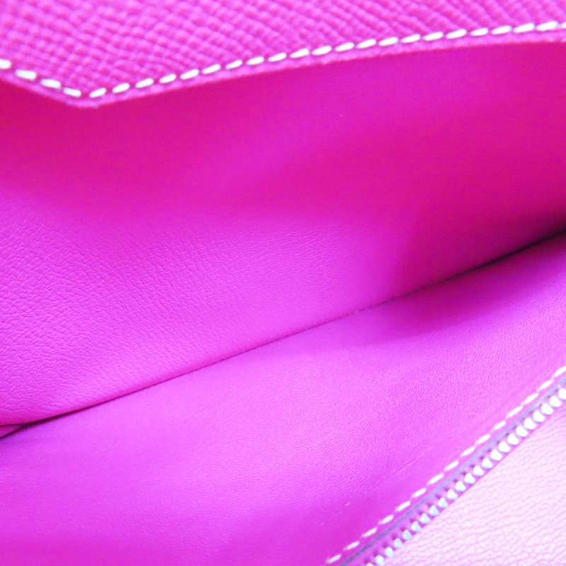 糖果粉色 Epsom牛皮 Birkin 35 柏金包 手提包 □Q刻 銀扣【HERMES 愛馬仕】-5