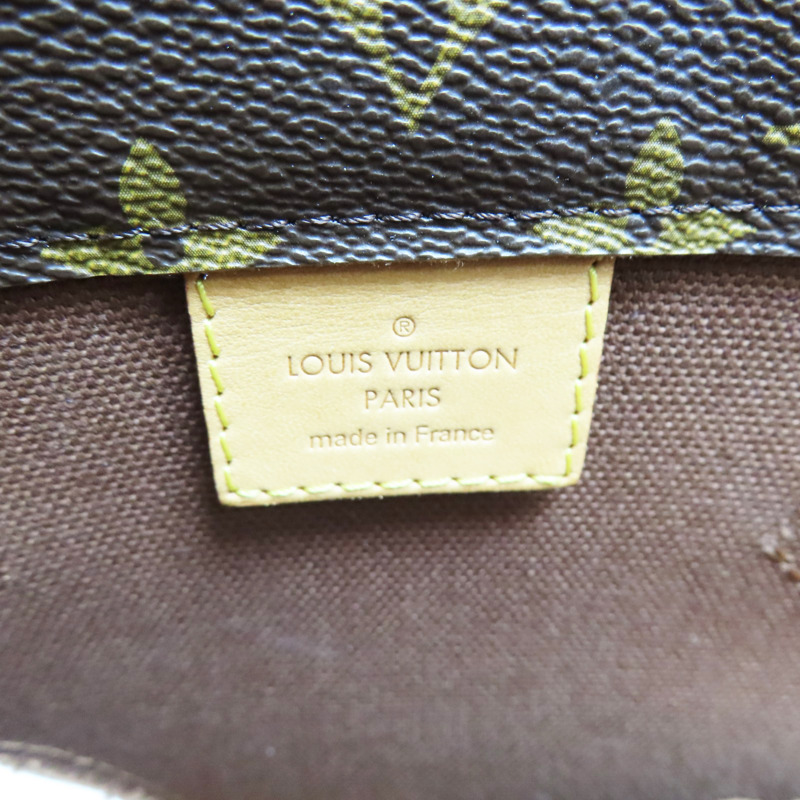 Comme Des Garcons 棕色 原花 帆布 With Holes 托特包【LOUIS VUITTON LV 路易威登】 M40279-5