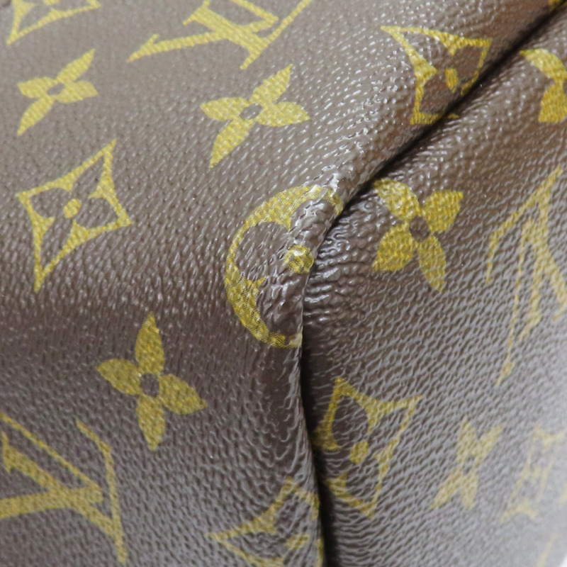 Comme Des Garcons 棕色 原花 帆布 With Holes 托特包【LOUIS VUITTON LV 路易威登】 M40279-11