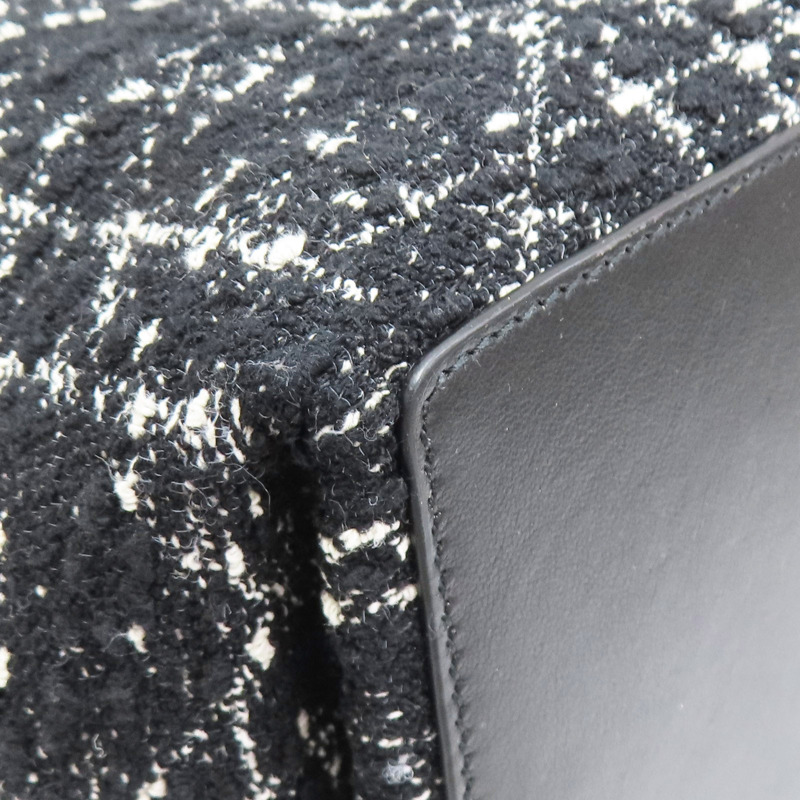 黑色 粗花呢 籐格紋 Toujours 肩背包【Dior 迪奧】-10