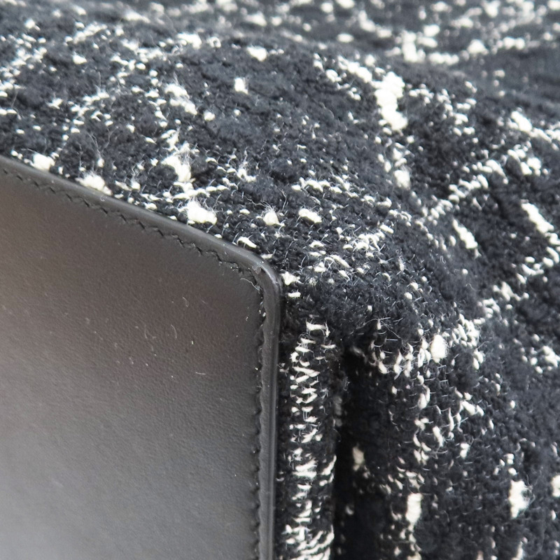 黑色 粗花呢 籐格紋 Toujours 肩背包【Dior 迪奧】-11