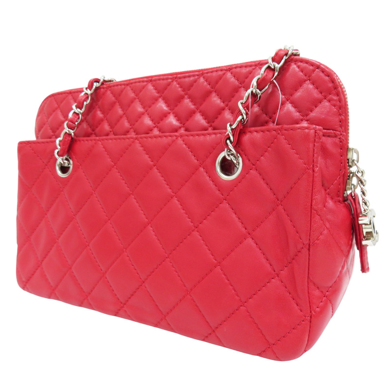 紅色 羊皮 鍊帶 肩背包【CHANEL 香奈兒】-2