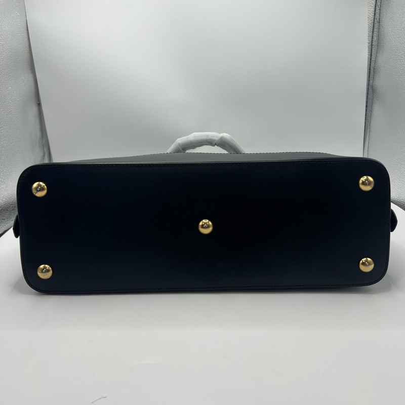 Gucci黑色复古马衔扣 贝壳包单肩-7