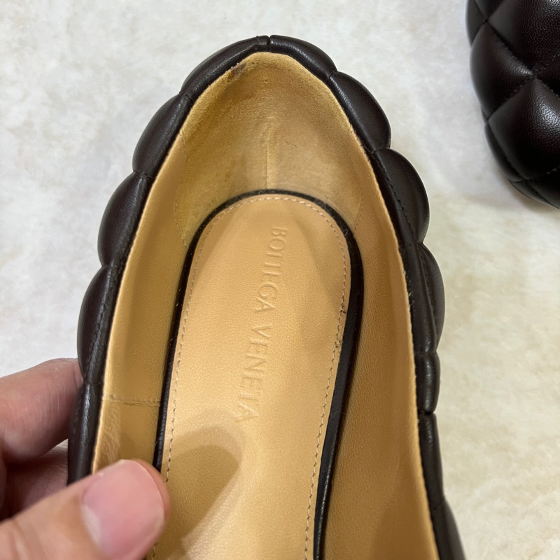 Bottega Veneta BV 菱格菠蘿跟鞋 深巧克力棕 🍁秋天必備-5