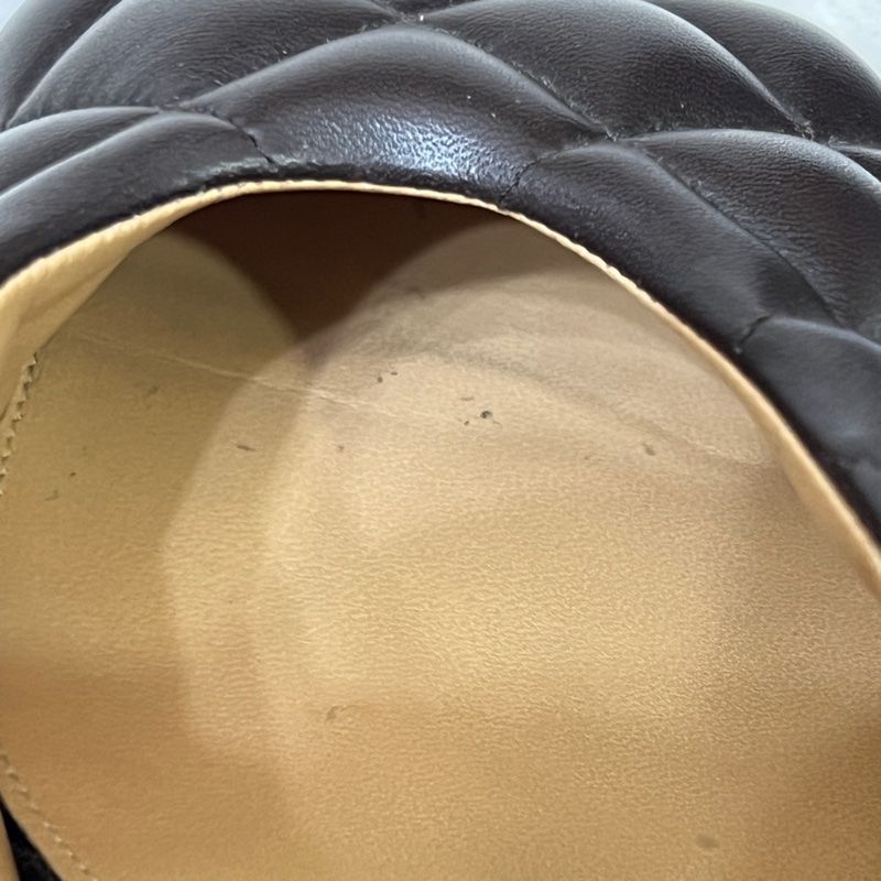 Bottega Veneta BV 菱格菠蘿跟鞋 深巧克力棕 🍁秋天必備-6