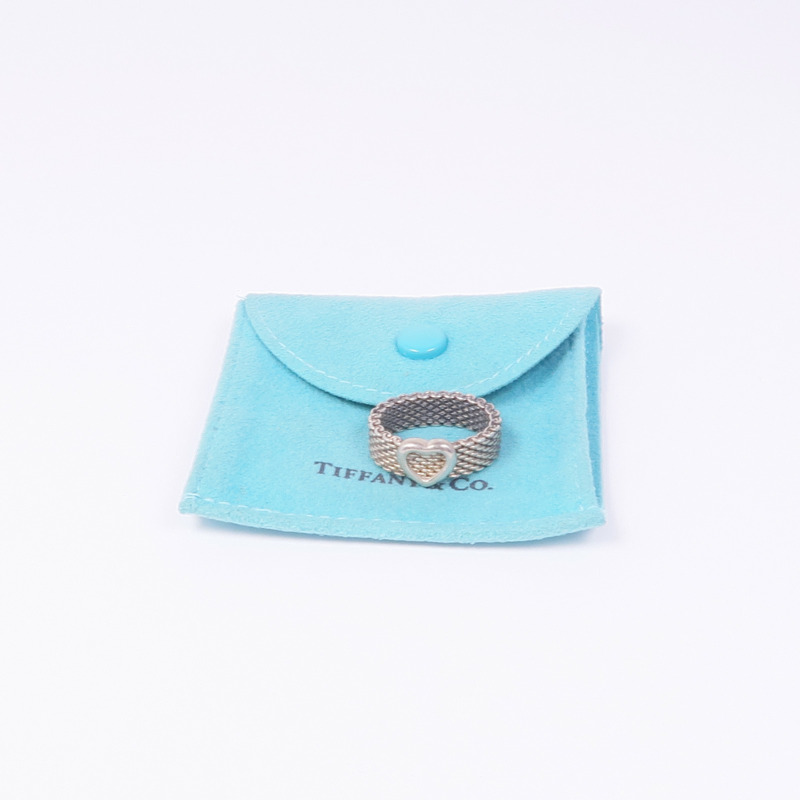 TIFFANY&CO 925純銀Estate Somerset Ring戒指US#5.75-9