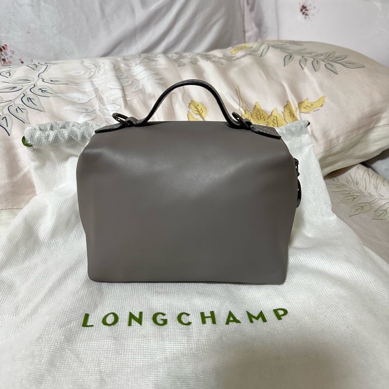longchamp Le Pliage Xtra 大象灰 斜背包-1