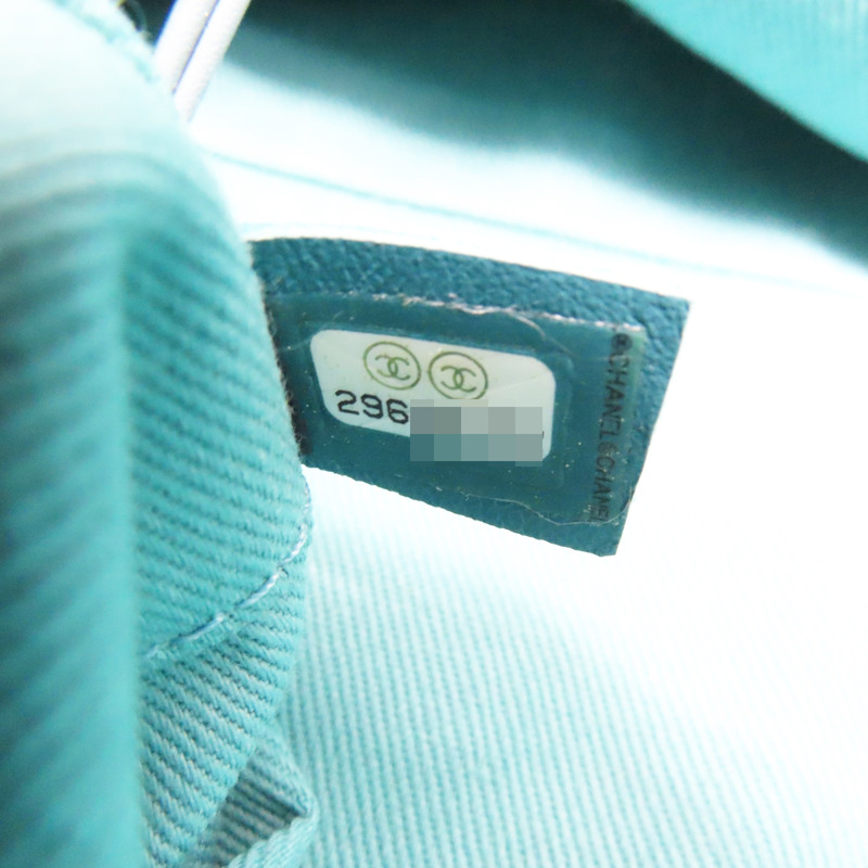 藍色 帆布 沙灘包 Deauville tote GM 两用包【CHANEL 香奈兒】-7