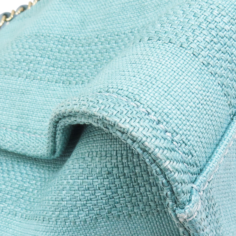 藍色 帆布 沙灘包 Deauville tote GM 两用包【CHANEL 香奈兒】-13