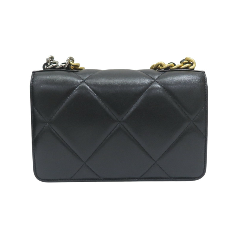 黑色 菱格紋 牛皮 19 WOC 鍊帶 兩用包 AP0957 【CHANEL 香奈兒】 AP0957-1