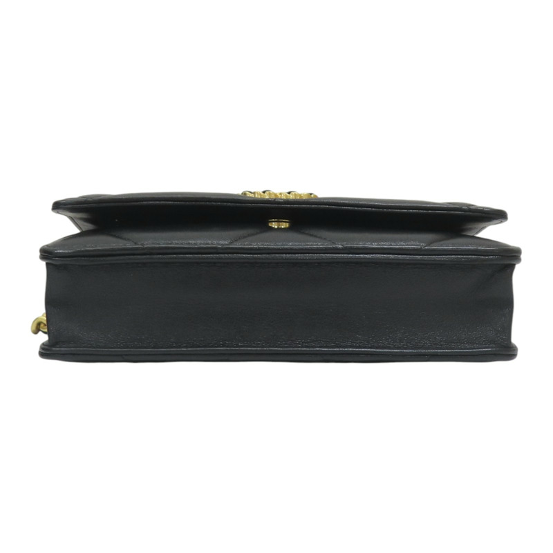 黑色 菱格紋 牛皮 19 WOC 鍊帶 兩用包 AP0957 【CHANEL 香奈兒】 AP0957-3