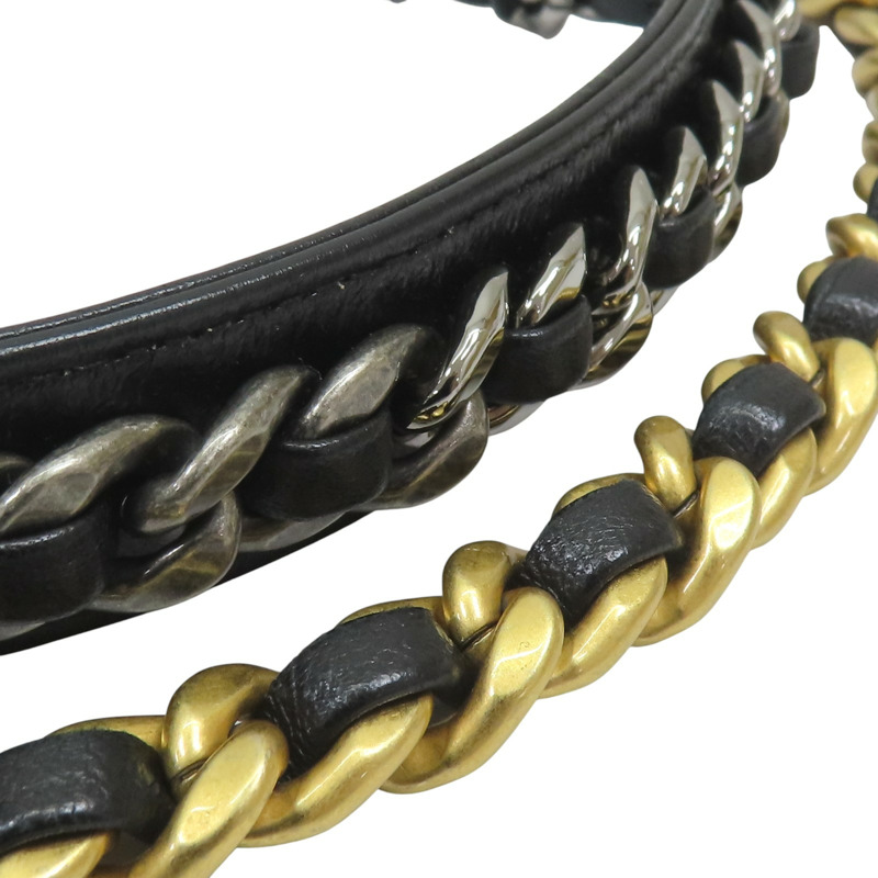 黑色 菱格紋 牛皮 19 WOC 鍊帶 兩用包 AP0957 【CHANEL 香奈兒】 AP0957-13