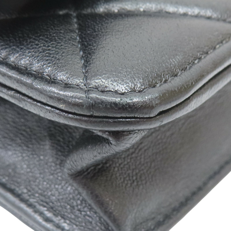 黑色 菱格紋 牛皮 19 WOC 鍊帶 兩用包 AP0957 【CHANEL 香奈兒】 AP0957-17