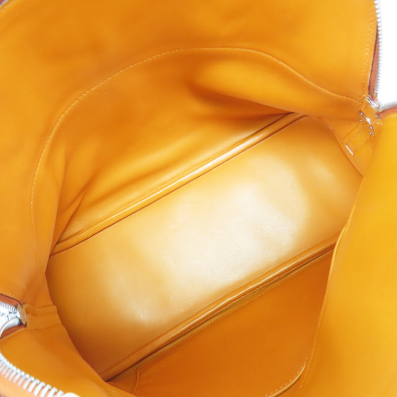 橘色 TC牛皮 Bolide 31 柏莉包 兩用包 □I刻 銀扣 無鎖頭【HERMES 愛馬仕】 No key-4