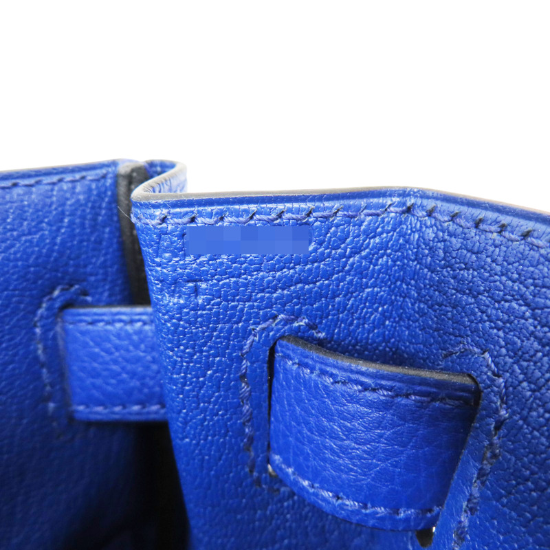 藍色 黃色 Togo牛革 Kelly 28 Au Galop 凱莉包 两用包 A刻 銀扣【HERMES 愛馬仕】-7