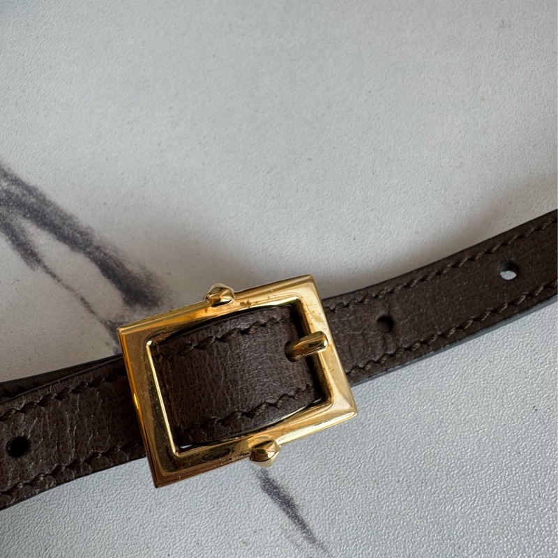 Gucci咖pvc紅綠織布貝殼包 最經典✨✨-33