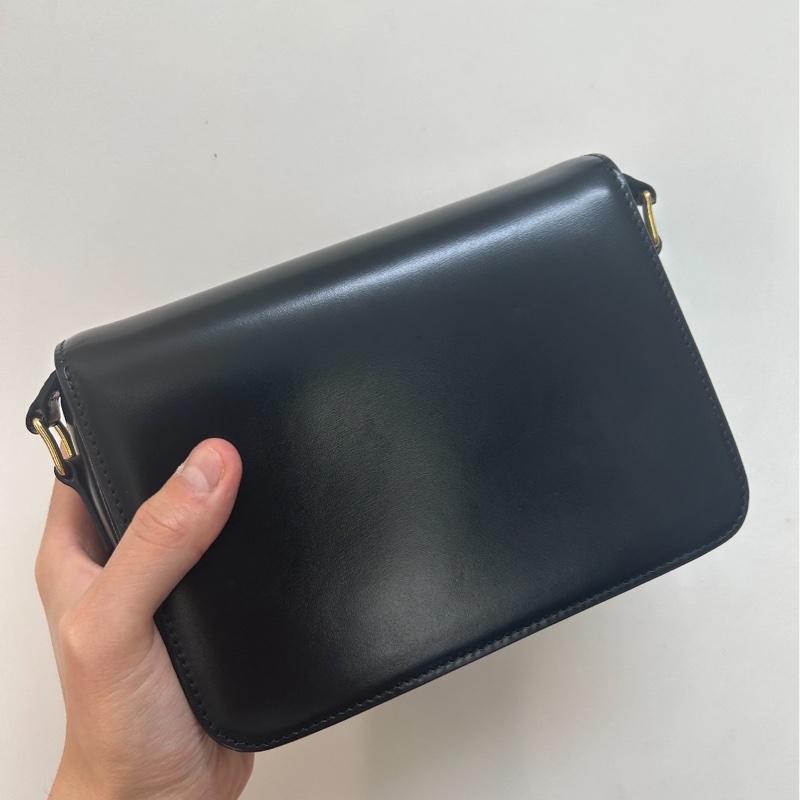 (極新)CELINE TRIOMPHE 經典黑色-7