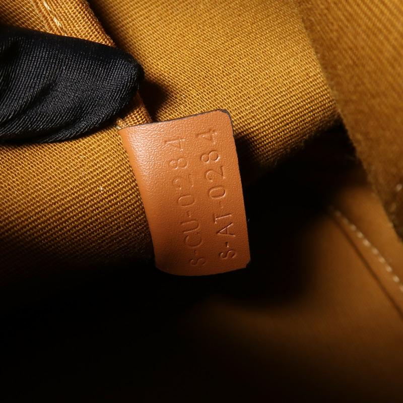 CELINE 塗層帆布Triomphe Bucket金扣肩背袋-6