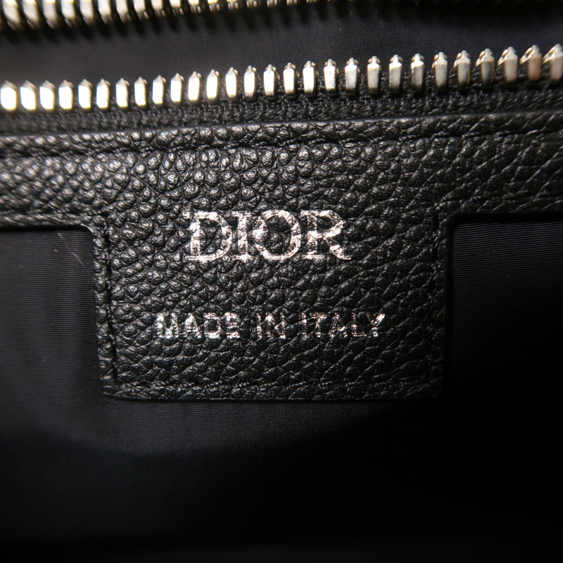 Dior 牛皮皮革Camera Bag銀扣肩背袋-5