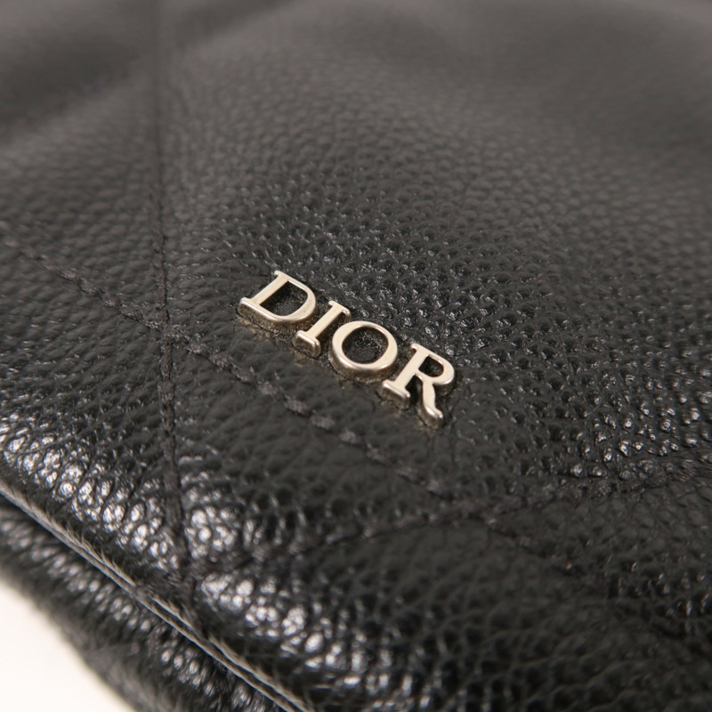 Dior 牛皮皮革Camera Bag銀扣肩背袋-9