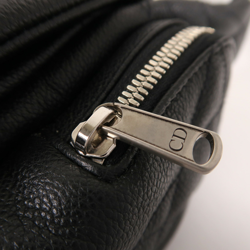 Dior 牛皮皮革Camera Bag銀扣肩背袋-14