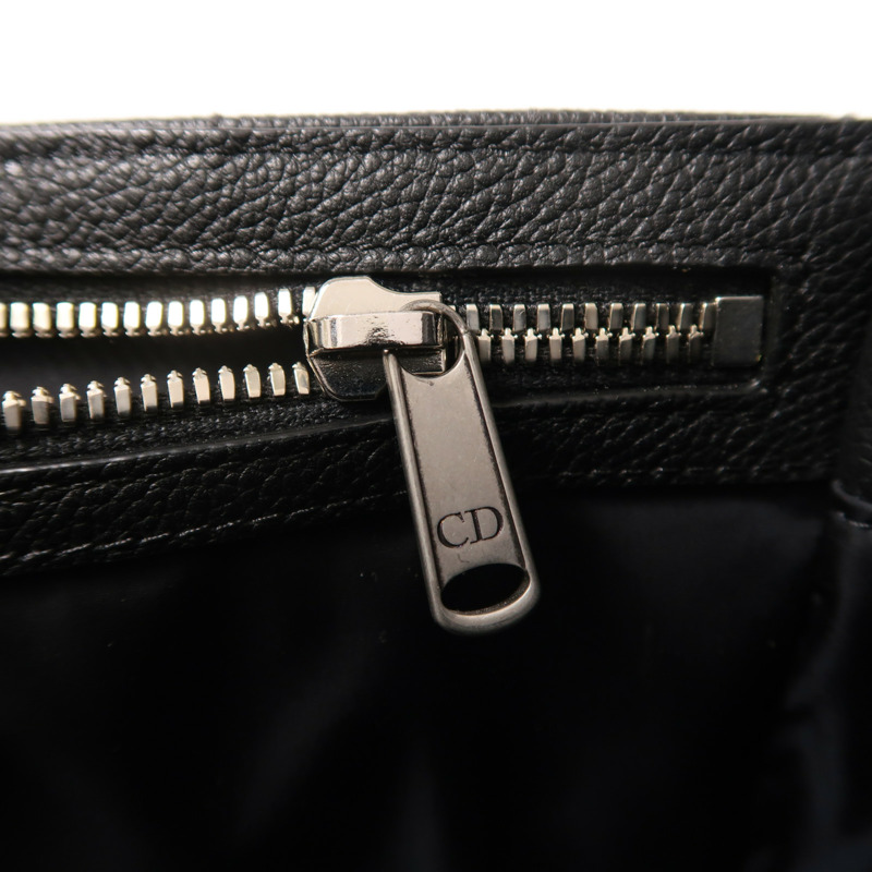 Dior 牛皮皮革Camera Bag銀扣肩背袋-16